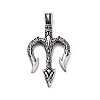 304 Stainless Steel Big Pendants STAS-Z095-05AS-1