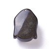 Natural Golden Sheen Obsidian Pendants G-I226-11B-2