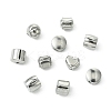 12Pcs 6 Styles 304 Stainless Steel European Style Clasps STAS-CJ0002-77-8