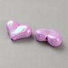 10Pcs Opaque Acrylic Beads LS-SACR-WH0008-020F-2