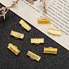 Iron Ribbon Crimp Ends E183Y-G-6