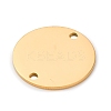 304 Stainless Steel Connector Charms STAS-P398-01G-2