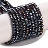 Baking Electroplate Glass Beads Strands X-DGLA-A039-J2MM-B20-1