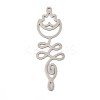 201 Stainless Steel Big Pendants STAS-Z109-07P-1