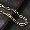 Brass Cable Chain Necklaces for Women NJEW-B157-01G-2