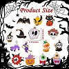 30Pcs 15 Style Halloween Alloy Enamel Pendants Sets ENAM-SZ0004-16-2