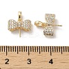 Brass Micro Pave Cubic Zirconia Pendants KK-H455-58G-3
