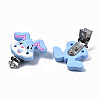 Food Grade Eco-Friendly Silicone Baby Pacifier Holder Clips SIL-N002-13B-3