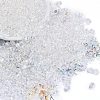 Transparent Colours Rainbow Glass Seed Beads SEED-K010-02-1