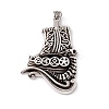 Tibetan Style 304 Stainless Steel Pendants STAS-P305-29AS-1