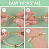 6Pcs Brass Watch Band Clasps DIY-BC0013-44B-G-4