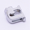 Zinc Alloy Slide Charms ALRI-WH0006-02P-3