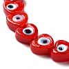 Handmade Evil Eye Lampwork Beads Strands LAMP-E023-07B-02-3