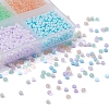 1800Pcs 6 Colors 8/0 Transparent & Opaque Glass Seed Beads SEED-YW0001-31-5