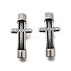 304 Stainless Steel Cross Links Connector Charms STAS-D382-21AS-1
