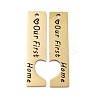 201 Stainless Steel Big Pendants STAS-R002-21G-02-1