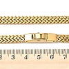 6MM 304 Stainless Steel Wheat Chain Necklaces for Women NJEW-G193-03G-5