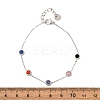 304 Stainless Steel Link Bracelets BJEW-A047-01P-02-5