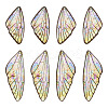 Transparent Resin Wing Pendants Set X-RESI-TAC0021-01A-1
