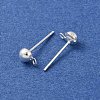 Brass Stud Earring Findings LS-KK-G604-01S-01-2