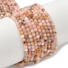 Natural Pink Opal Beads Strands G-C201-B03-3mm-2