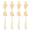 12Pcs 3 Style Ion Plating(IP) 304 Stainless Steel Cabochons STAS-UN0048-41-1