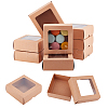 Folding Kraft Paper Cardboard Jewelry Gift Boxes CON-WH0092-25C-1