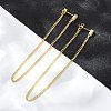 Long Chain Tassel Dangle Stud Earrings for Girl Women ZIRC-C025-23G-3