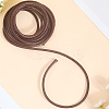 Braided Leather Cord with Core WL-CL0001-01B-7