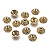 Tibetan Style Bead Caps LS-GLF0652Y-NF-1