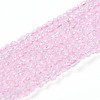 Transparent Glass Beads Strands GLAA-H021-03-22-1
