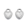 Non-Tarnish 201 Stainless Steel Pendants STAS-N099-11-1