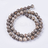 Natural Maifanite/Maifan Stone Beads Strands G-I187-4mm-01-3