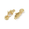 Brass Micro Pave Cubic Zirconia Pendants KK-C093-10G-2