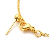 Brass Cable Chains Bracelets for Women BJEW-G735-09G-2