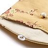 Chinese Style Floral Cloth Jewelry Storage Pouches AJEW-D065-01B-02-3