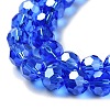 Electroplate Glass Bead Strands EGLA-R015-8mm-6-2