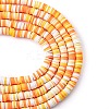 Handmade Polymer Clay Beads Strands CLAY-R089-6mm-T02B-09-5