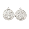 304 Stainless Steel Pendants STAS-L278-025P-1