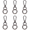 Teardrop Alloy Swivel Clasps PURS-SP0001-02B-1