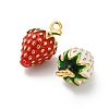 304 Stainless Steel Enamel Pendants STAS-K306-35G-2