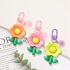30Pcs 6 Colors Opaque Resin Pendants RESI-CJ0003-08-6