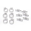 Tibetan Style Alloy Toggle Clasps LF10797Y-2