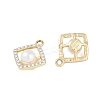 UV Plating Alloy Pendants FIND-M018-07G-2