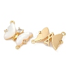 Brass Micro Pave Cubic Zirconia Pendants KK-U043-31G-01-2