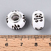 Opaque Resin European Beads RPDL-T004-01M-5