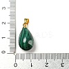 Natural Malachite Pendants LS-G-D094-01G-3