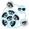 Evil Eye with Eyelash Appliques DIY-WH0401-32-4