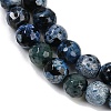 Natural Fire Crackle Agate Beads Strands G-C082-A01-31-4