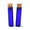 Tube Glass Cork Bottles Ornament AJEW-O032-04B-1
